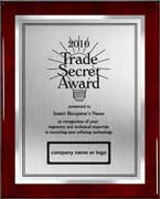 recognition plaques - trade secret