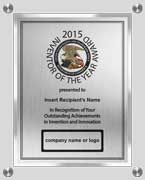 recognition plaques - inventor of the year - standoff