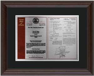 double-patent-plaques-10 million-wood-frame