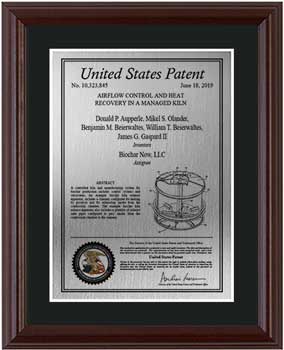contemporary-patent-plaques-wood-frame